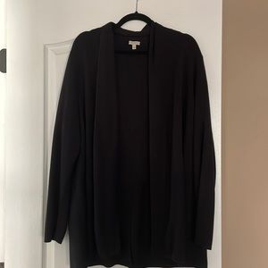 TALBOTS Cardigan Sweater Size 2X Black